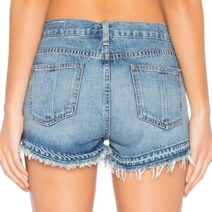 Rag & Bone Raw Hem Cut Off Denim Jean Shorts In Tully 27 / 4